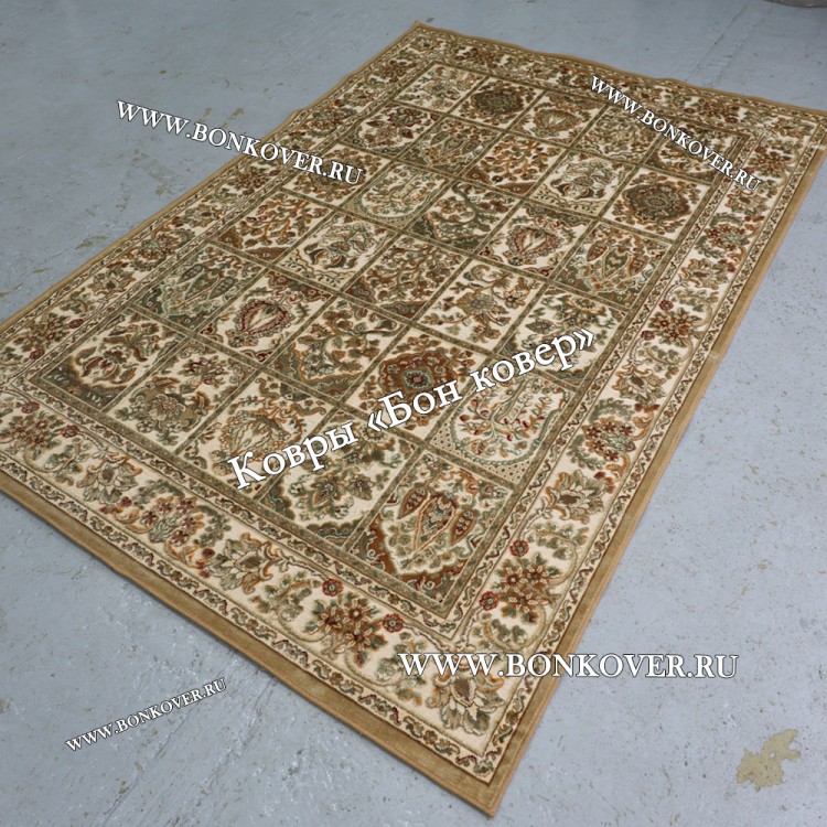 Тонкий Шелковистый Ковер из Вискозы Дизайн 21759