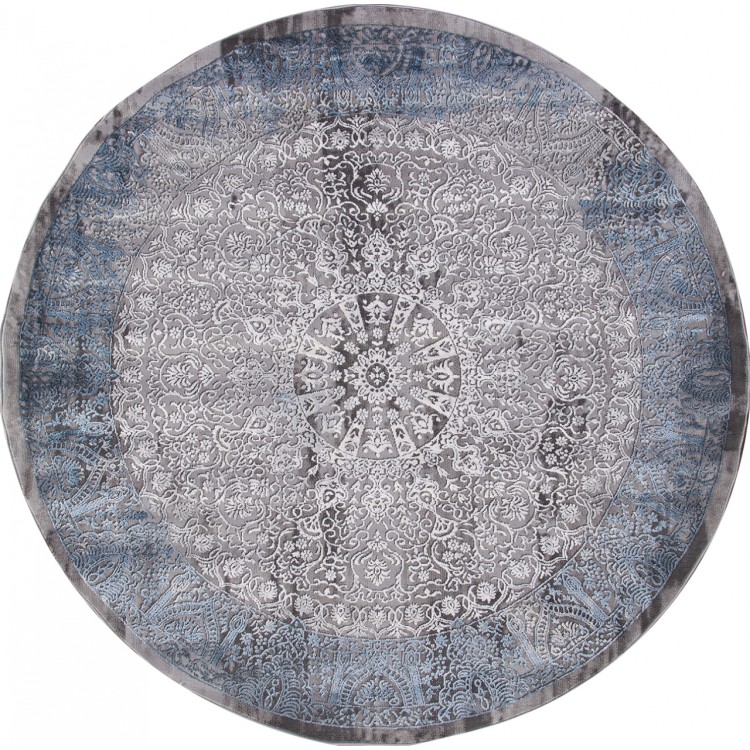 Ковер Armina 03878A BLUE / BLUE Круг